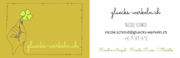 Glücks-Werkeln - Floristikangebot, Kurse mit Naturmaterialien und Livebalance