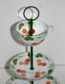 Etagère handmade, mit vintage-Tellern