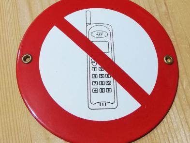 Mobile verboten