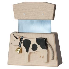 Trauffer Käsemesser Kuh schwarz