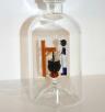 Glasflasche mit Sujet Käsekessel - Käser