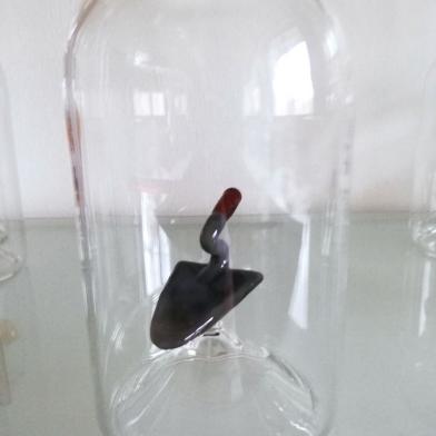 Glasflasche mit Sujet Beruf Maurer - Geschenk für Geburtstag