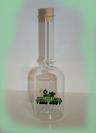 Glasflasche Geschenkflasche Glassujet Krokodil-Lock in grün