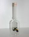 Glasflasche mit Sujet Motocross Motorrad