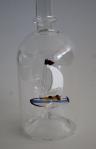 Segelboot-Sujet in Glasflasche - Geschenk