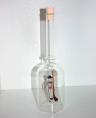Glasflasche mit Sujet Alphornbläser