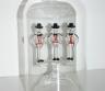 Glasflasche Geschenkflasche mit Sujet 3 Jodler