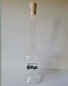 Glasflasche Geschenkflasche mit Sujet Noten