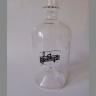 Glasflasche Geschenkflasche mit Sujet Musiknoten