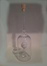 Glasflasche Geschenkflasche mit Sujet Golfball